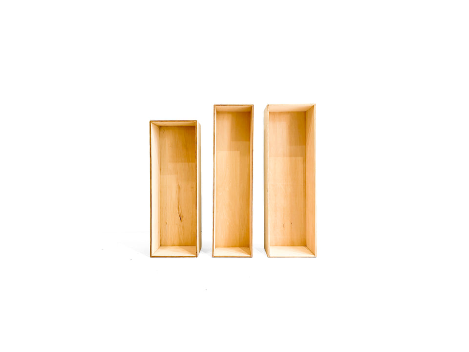 Simple Slim Wooden Storage Box/シンプル ウッドボックス 木箱 本箱 収納雑貨
