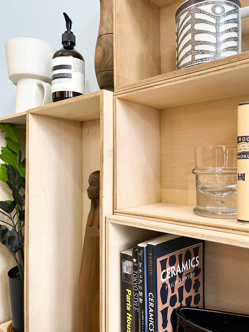 Simple Slim Wooden Storage Box/シンプル ウッドボックス 木箱 本箱 収納雑貨