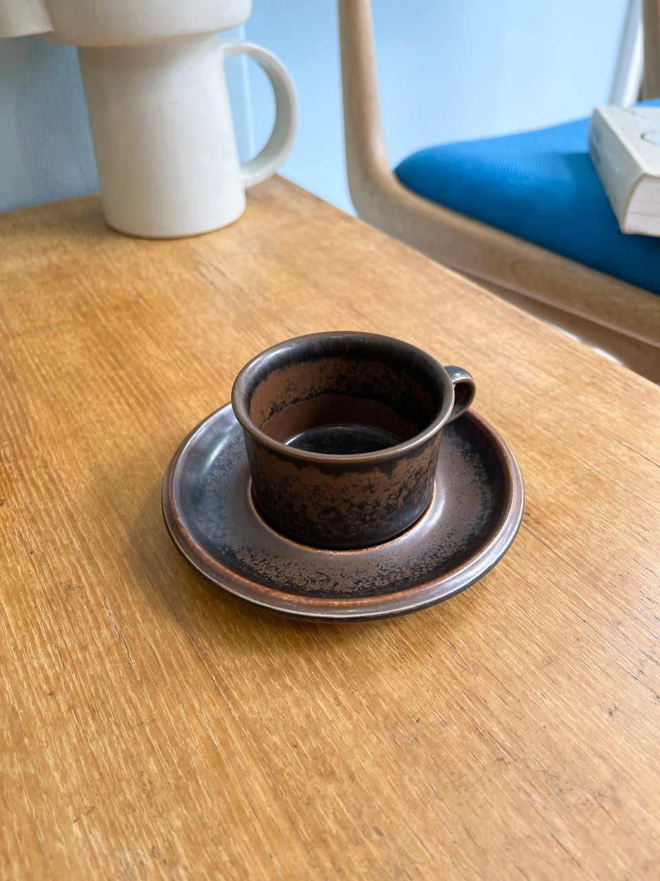 Vintage ARABIA Ruska Demitasse Cup and Saucer/アラビア ルスカ デミタスカップ&ソーサー 北欧ヴィンテージ食器