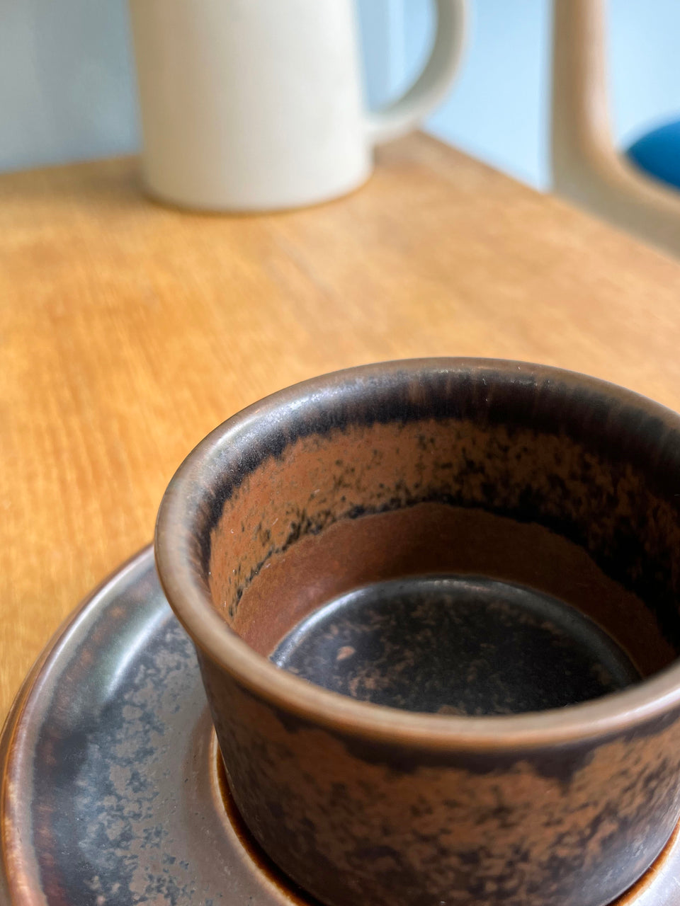 Vintage ARABIA Ruska Demitasse Cup and Saucer/アラビア ルスカ デミタスカップ&ソーサー 北欧ヴィンテージ食器