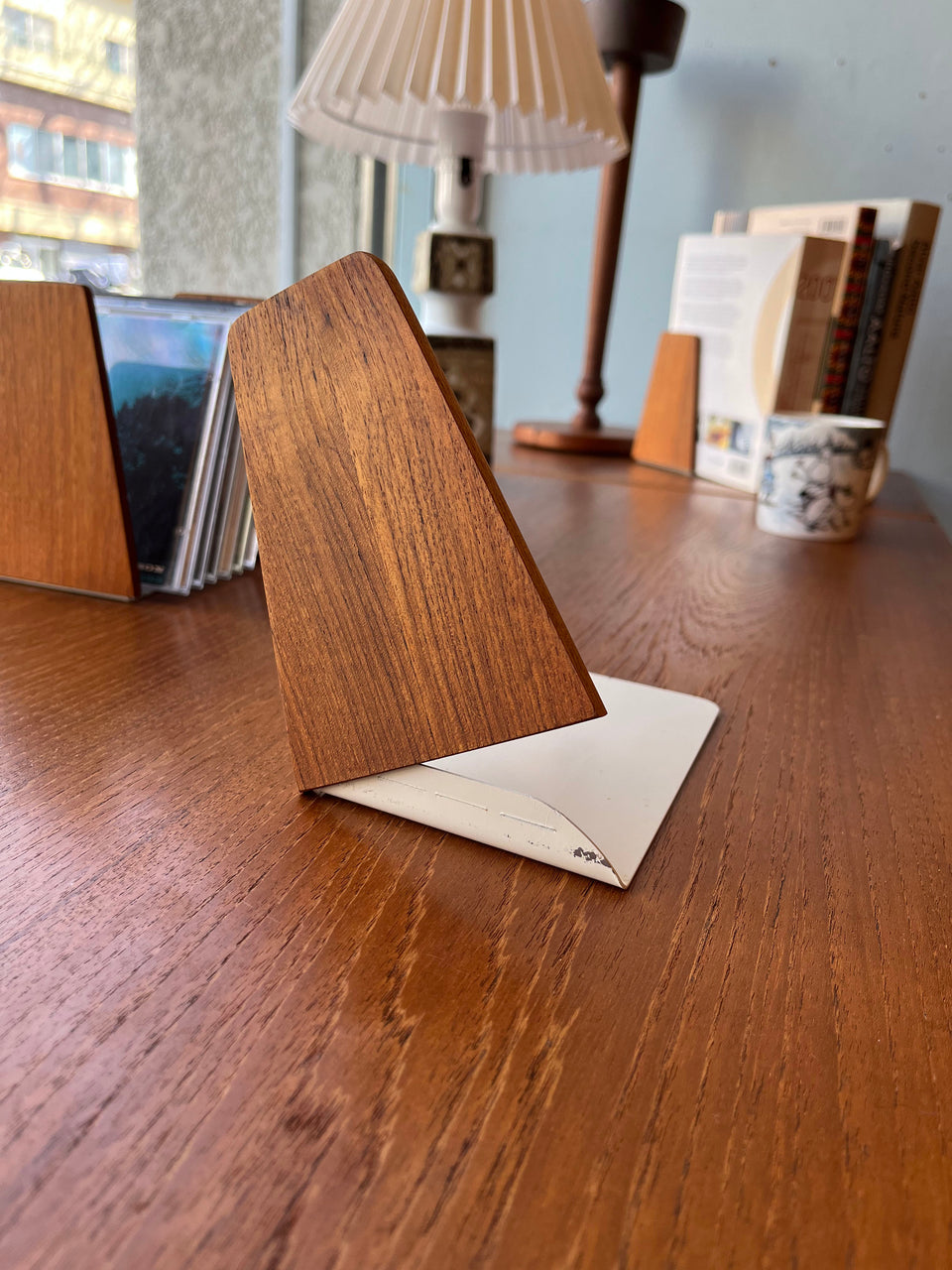 Teakwood Bookend Danish Vintage/デンマークヴィンテージ ブックエンド 本立て チーク材 北欧インテリア