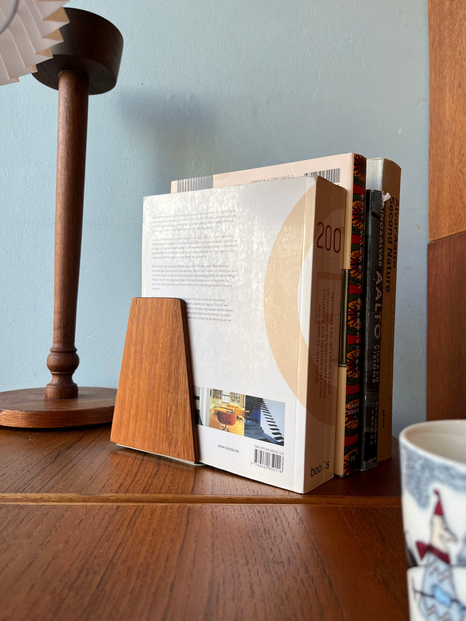 Teakwood Bookend Danish Vintage/デンマークヴィンテージ ブックエンド 本立て チーク材 北欧インテリア