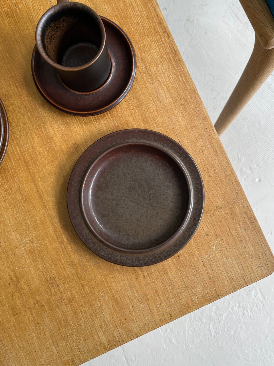 Vintage ARABIA Ruska Plate 16cm/アラビア ルスカ プレート ケーキ皿 北欧ヴィンテージ食器