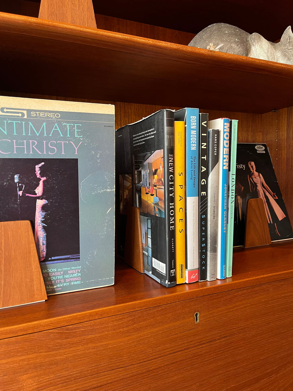 Teakwood Bookend Danish Vintage/デンマークヴィンテージ ブックエンド 本立て チーク材 北欧インテリア