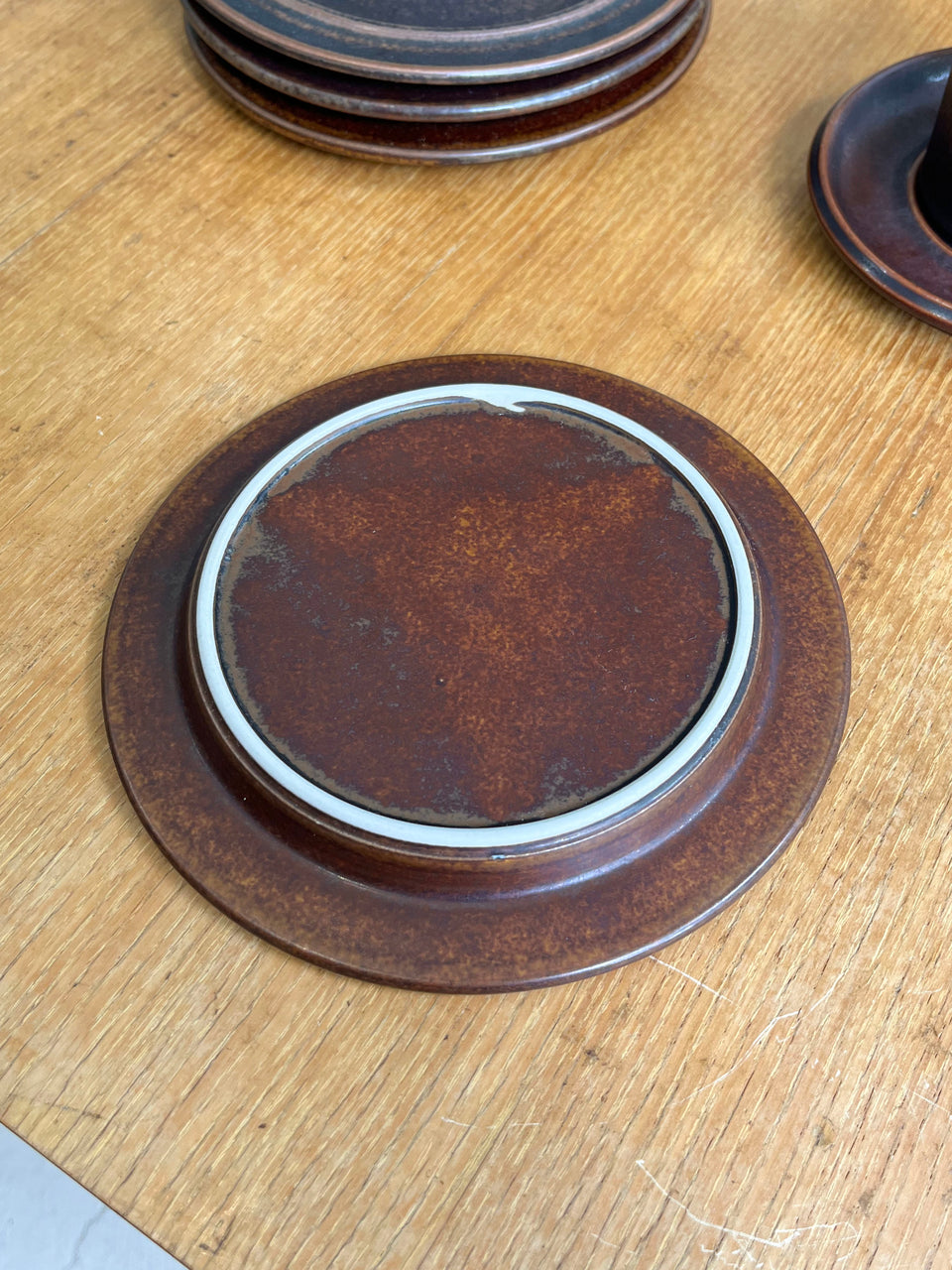 Vintage ARABIA Ruska Plate 16cm/アラビア ルスカ プレート ケーキ皿 北欧ヴィンテージ食器
