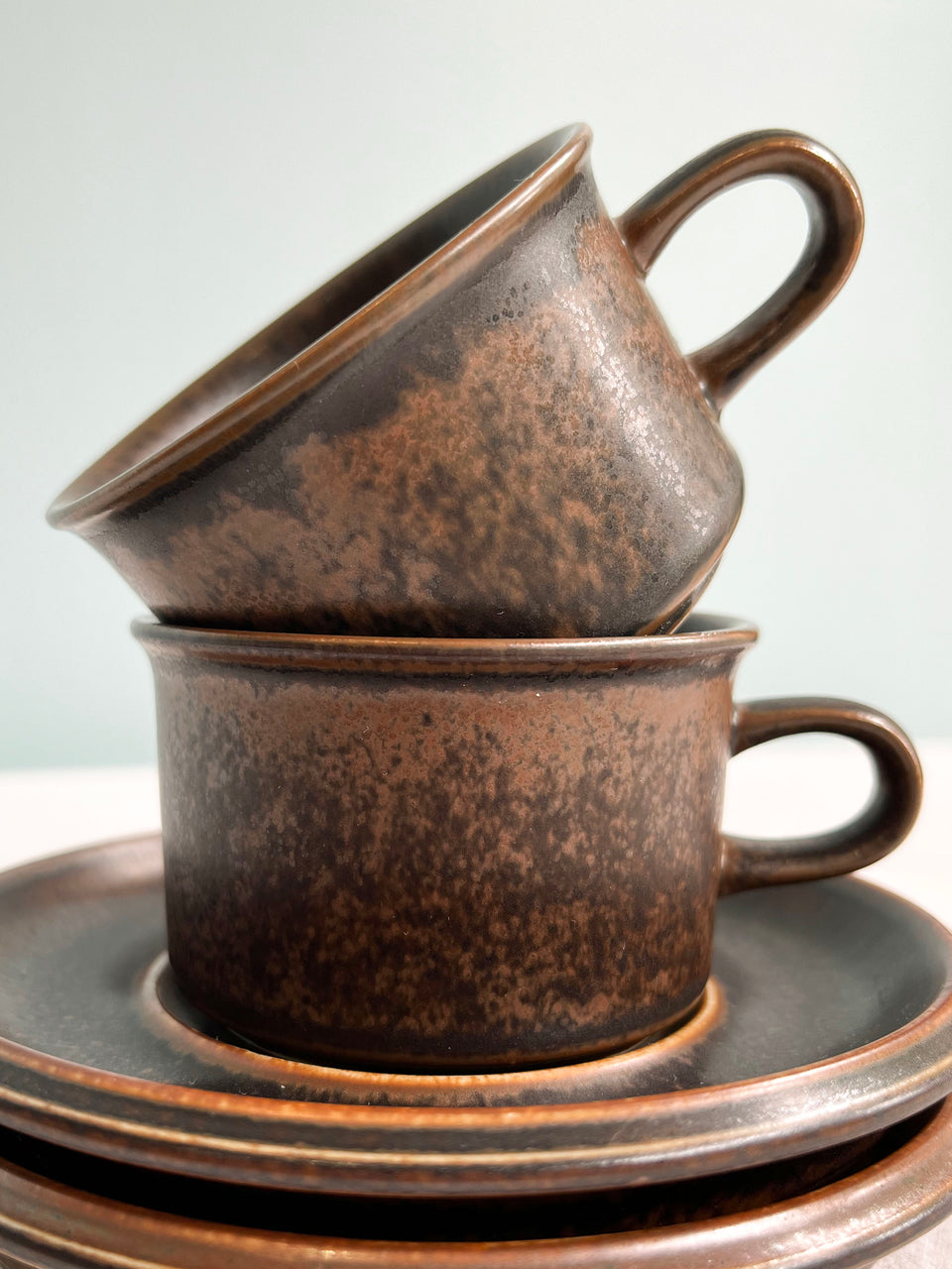 Vintage ARABIA Ruska Demitasse Cup and Saucer/アラビア ルスカ デミタスカップ&ソーサー 北欧ヴィンテージ食器