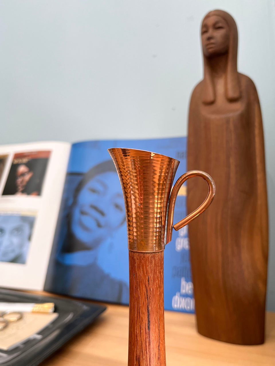 Vintage Teakwood Interior/ヴィンテージ チーク材 インテリア雑貨 一輪挿し ボウル
