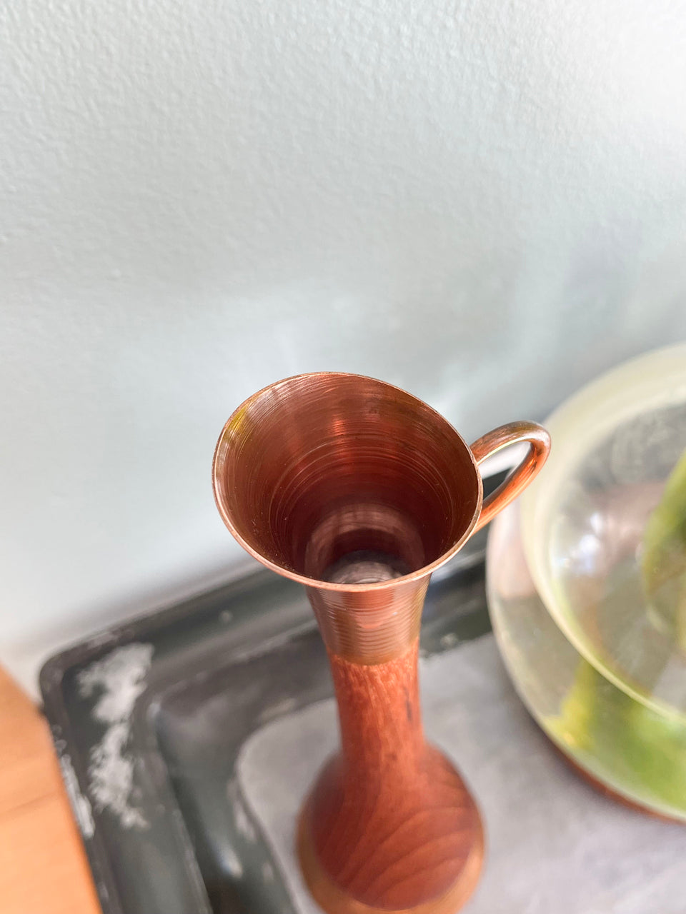 Vintage Teakwood Interior/ヴィンテージ チーク材 インテリア雑貨 一輪挿し ボウル