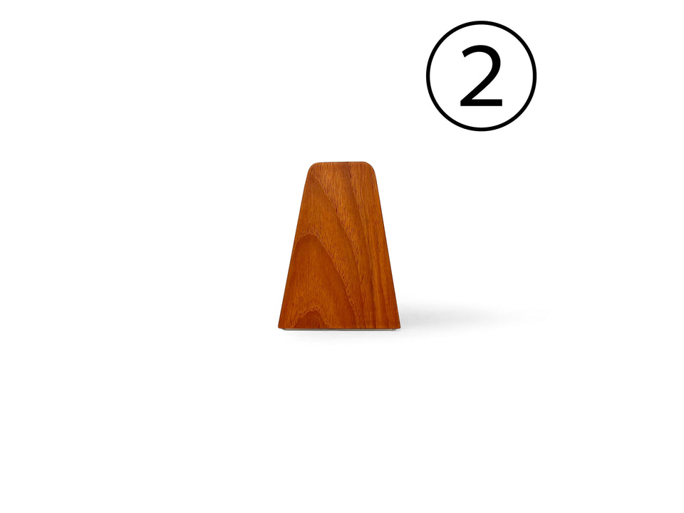 Teakwood Bookend Danish Vintage/デンマークヴィンテージ ブックエンド 本立て チーク材 北欧インテリア