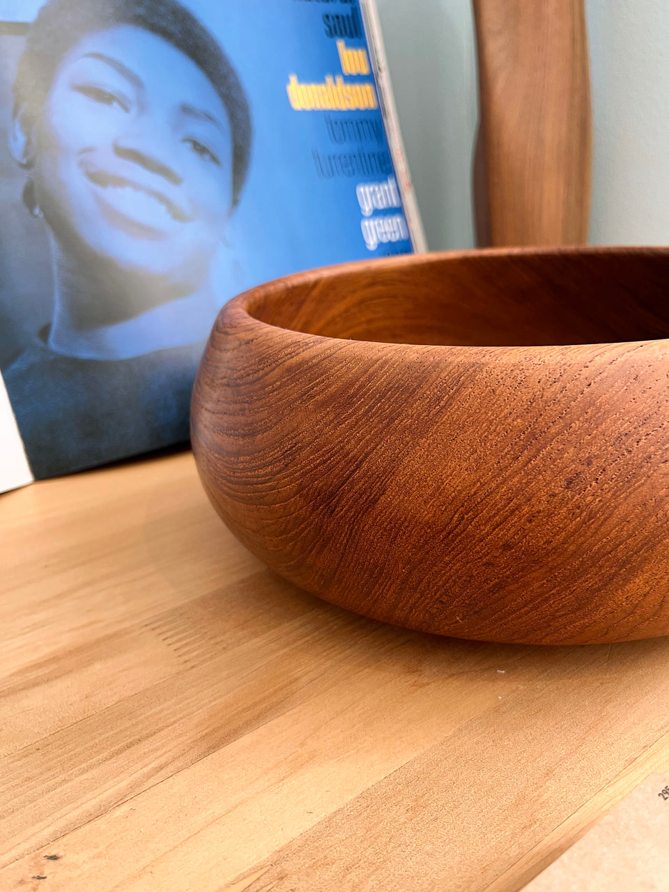 Vintage Teakwood Interior/ヴィンテージ チーク材 インテリア雑貨 一輪挿し ボウル