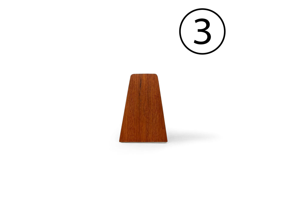 Teakwood Bookend Danish Vintage/デンマークヴィンテージ ブックエンド 本立て チーク材 北欧インテリア
