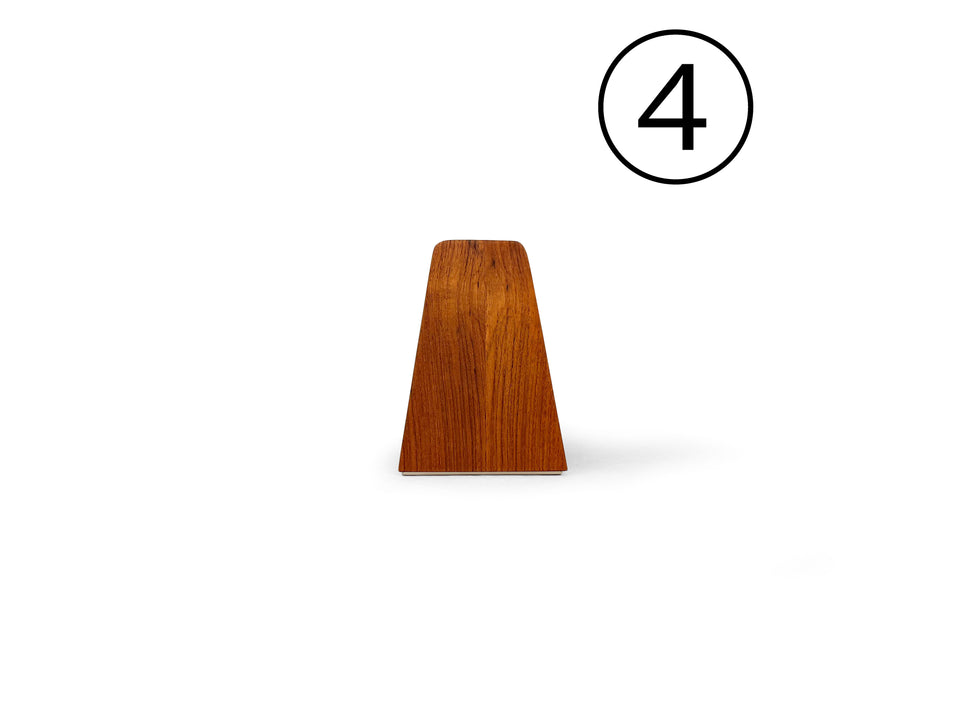 Teakwood Bookend Danish Vintage/デンマークヴィンテージ ブックエンド 本立て チーク材 北欧インテリア