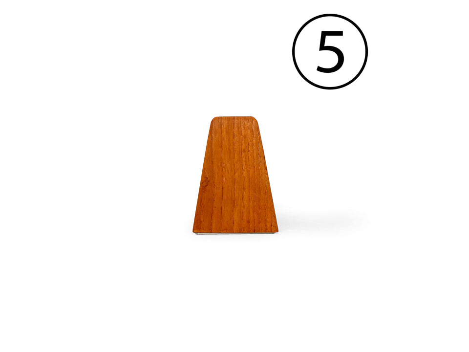 Teakwood Bookend Danish Vintage/デンマークヴィンテージ ブックエンド 本立て チーク材 北欧インテリア