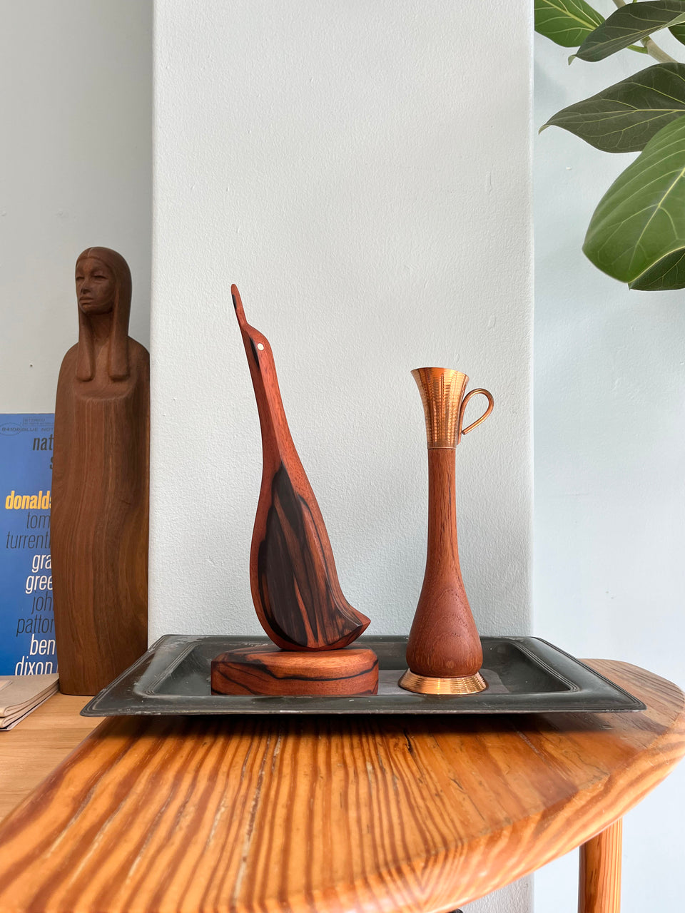 Rosewood Bird Sculpture Object/木彫り 鳥のオブジェ 紫檀 ローズウッド 置物