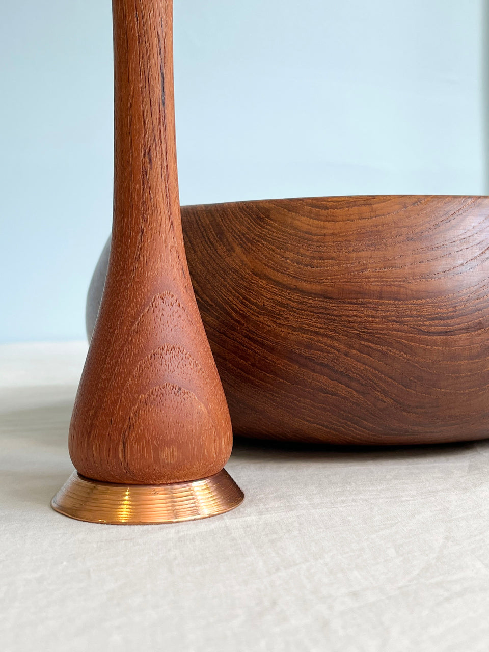 Vintage Teakwood Interior/ヴィンテージ チーク材 インテリア雑貨 一輪挿し ボウル