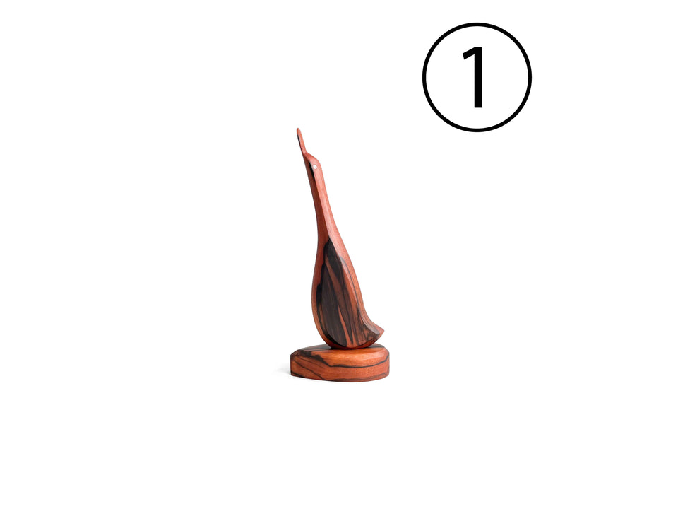 Rosewood Bird Sculpture Object/木彫り 鳥のオブジェ 紫檀 ローズウッド 置物