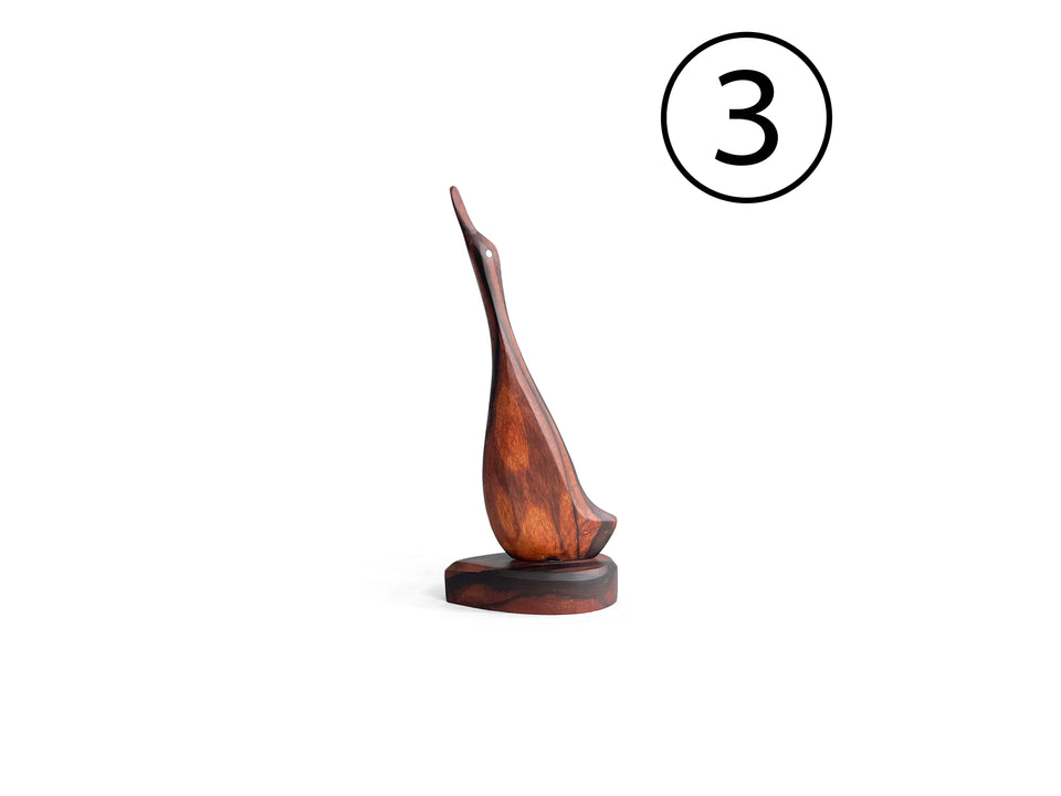 Rosewood Bird Sculpture Object/木彫り 鳥のオブジェ 紫檀 ローズウッド 置物