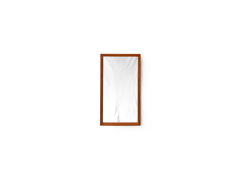 Teakwood Frame Wall Mirror Danish Vintage/デンマークヴィンテージ ウォールミラー チーク材 壁掛け鏡 北欧インテリア