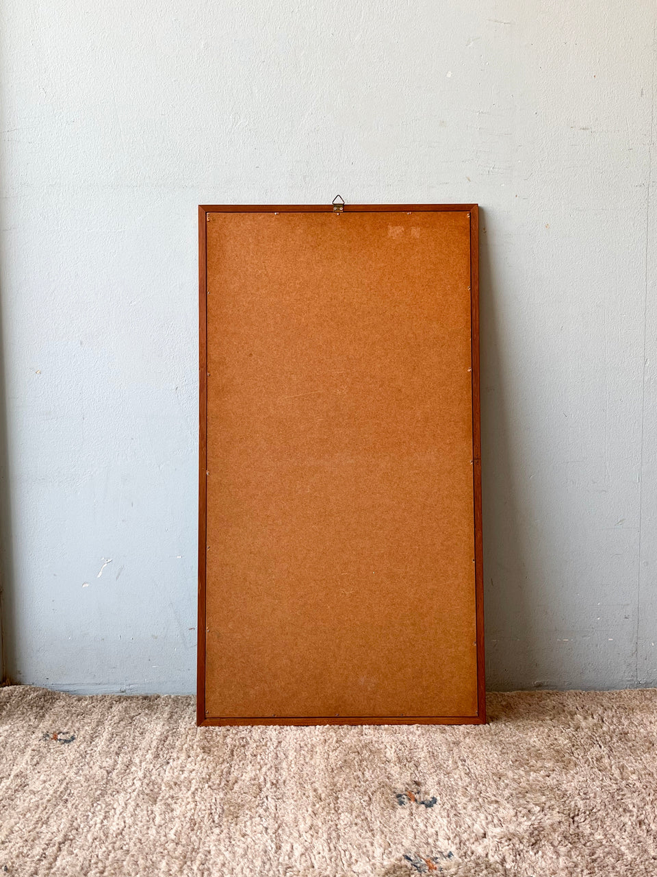 Teakwood Frame Wall Mirror Danish Vintage/デンマークヴィンテージ ウォールミラー チーク材 壁掛け鏡 北欧インテリア