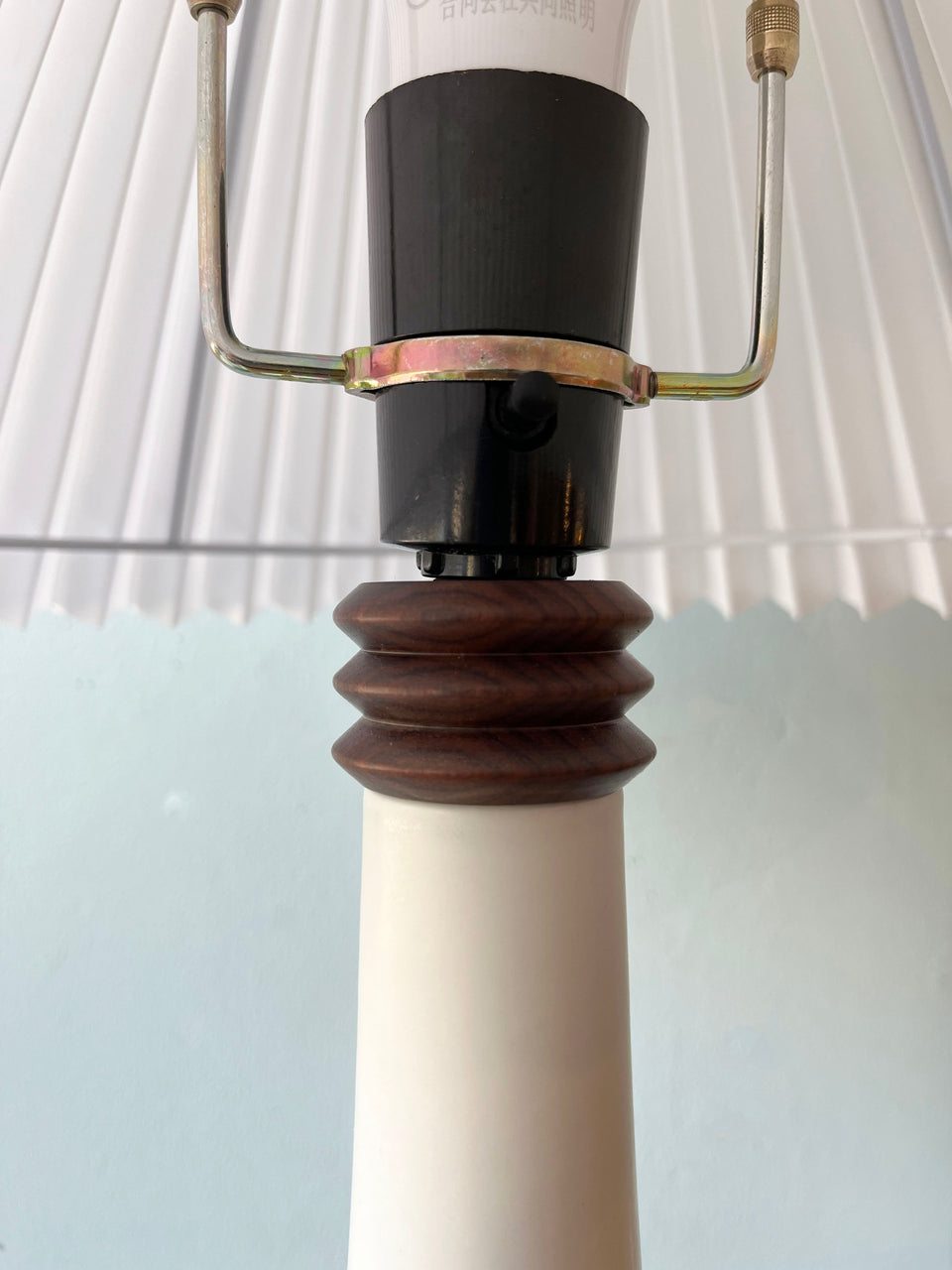 Vintage Pottery Vase Lamp Scandinavian Style/ヴィンテージ 陶器ランプ 北欧スタイル レトロ 照明