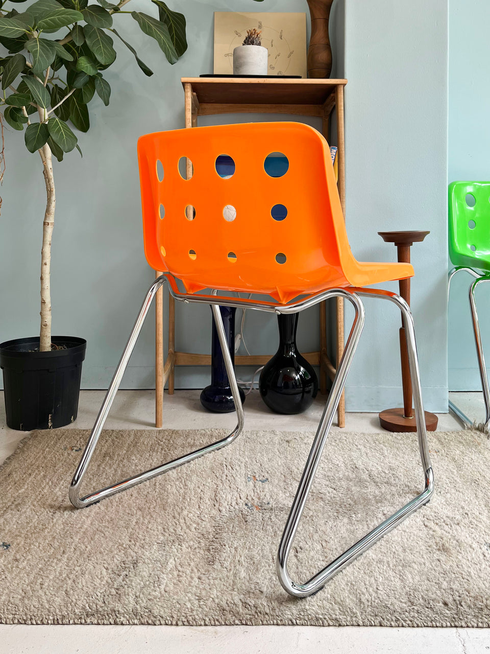 Polo Chair Robin Day Sled Base/ロビン・デイ ポロチェア スタッキング イギリス