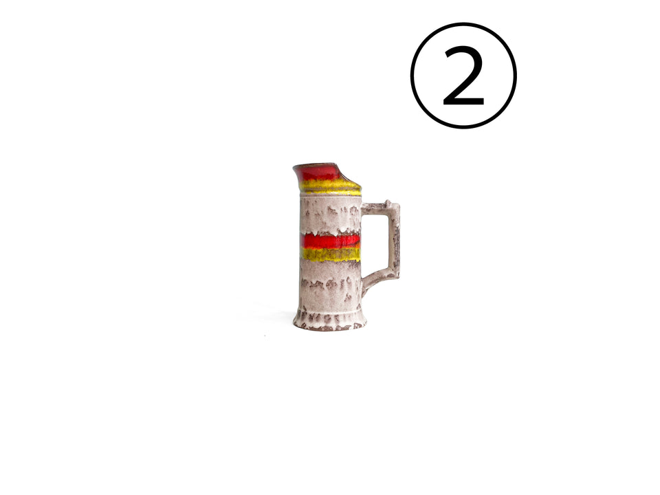 ②W.Germany Vintage UBELACKER Vase 1800/22