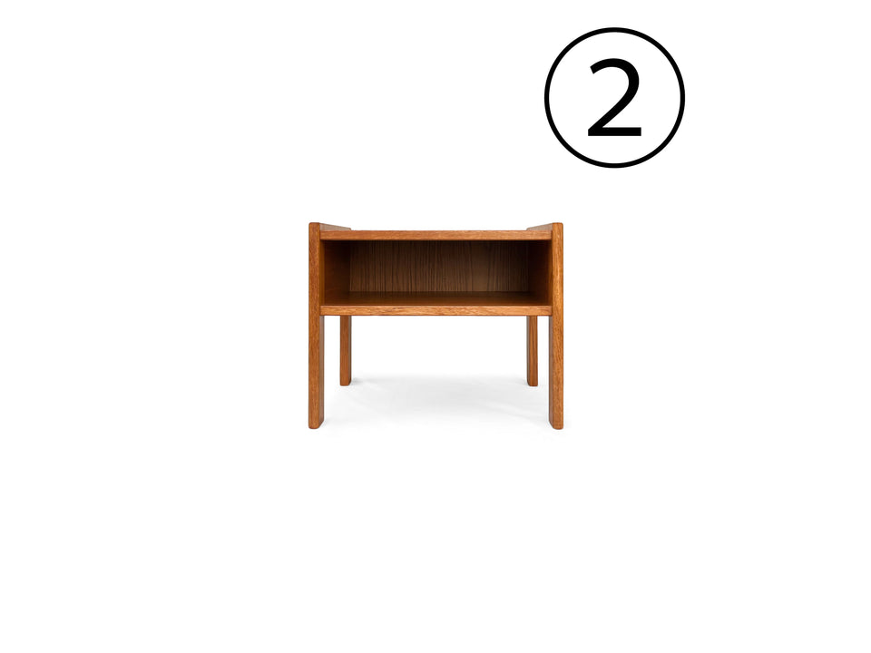 Teakwood Night Table Danish Vintage/デンマークヴィンテージ ナイトテーブル チーク材 サイドテーブル 北欧家具