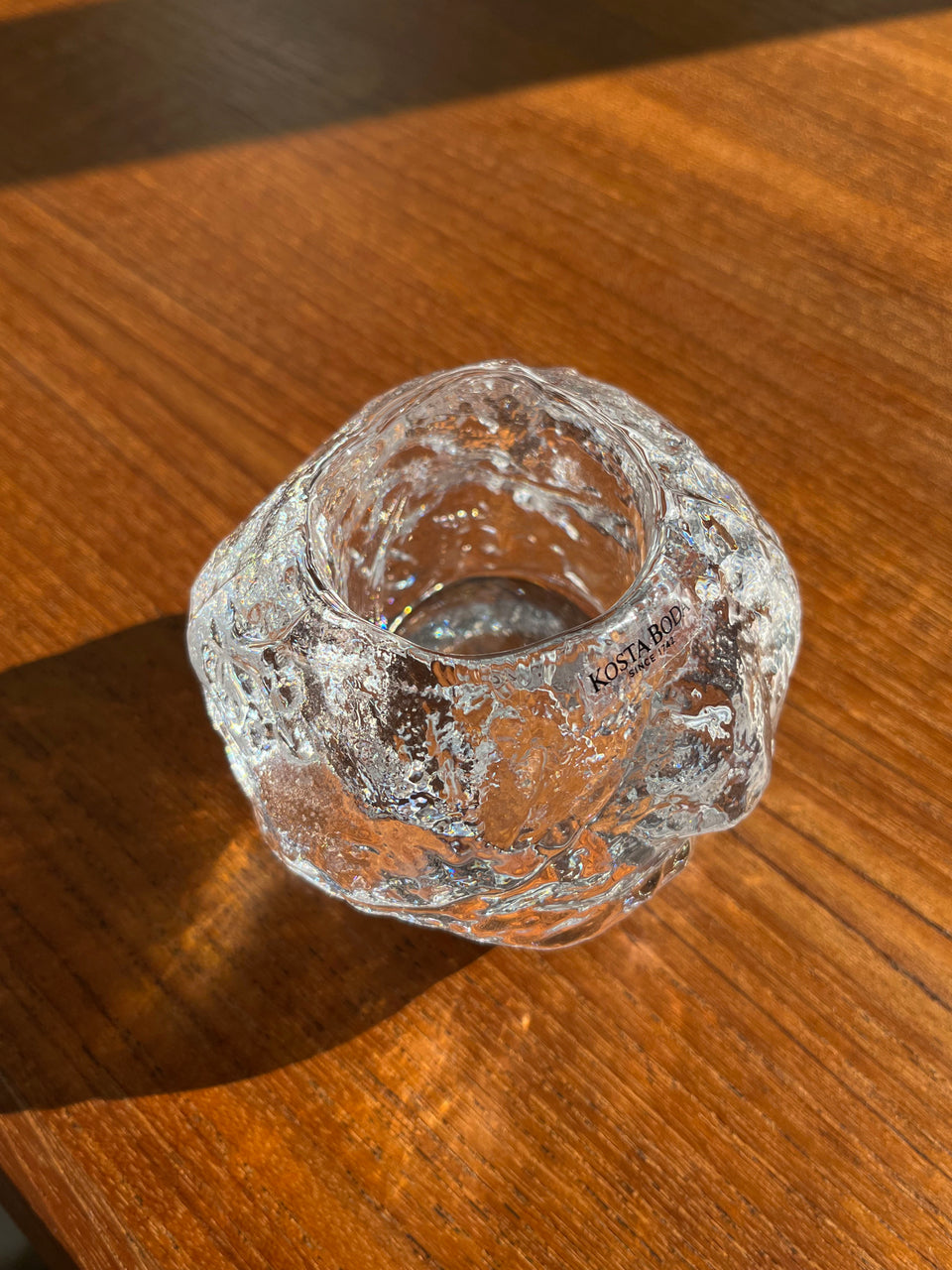Swedish Glass Candle Holder/スウェーデン ガラス キャンドルホルダー 北欧インテリア