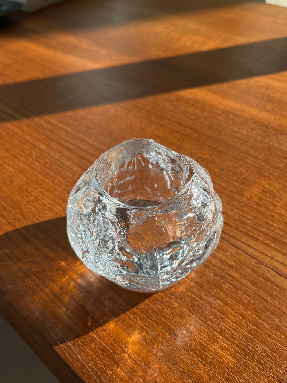 Swedish Glass Candle Holder/スウェーデン ガラス キャンドルホルダー 北欧インテリア