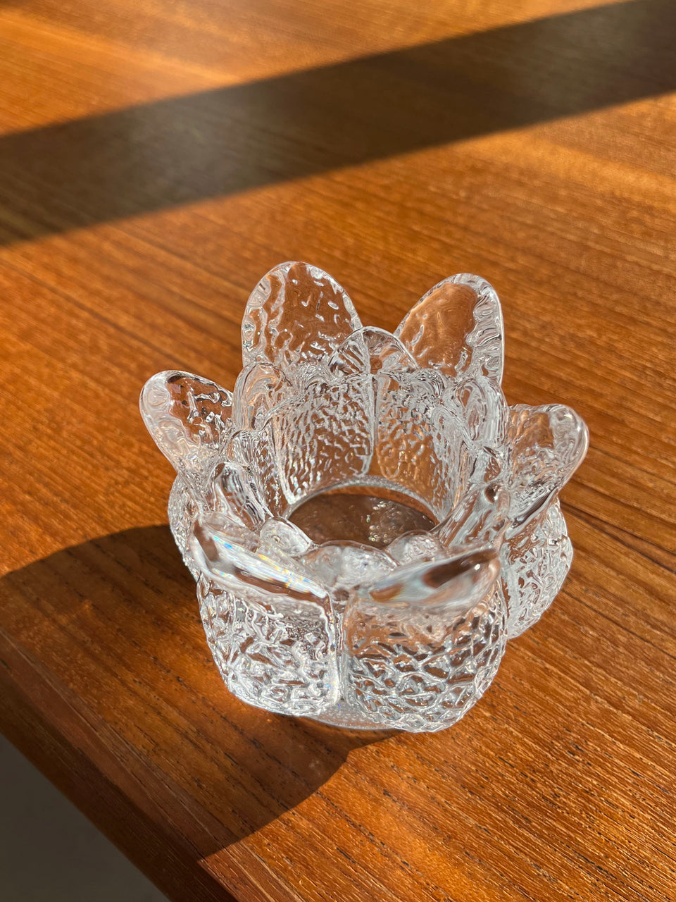 Swedish Glass Candle Holder/スウェーデン ガラス キャンドルホルダー 北欧インテリア