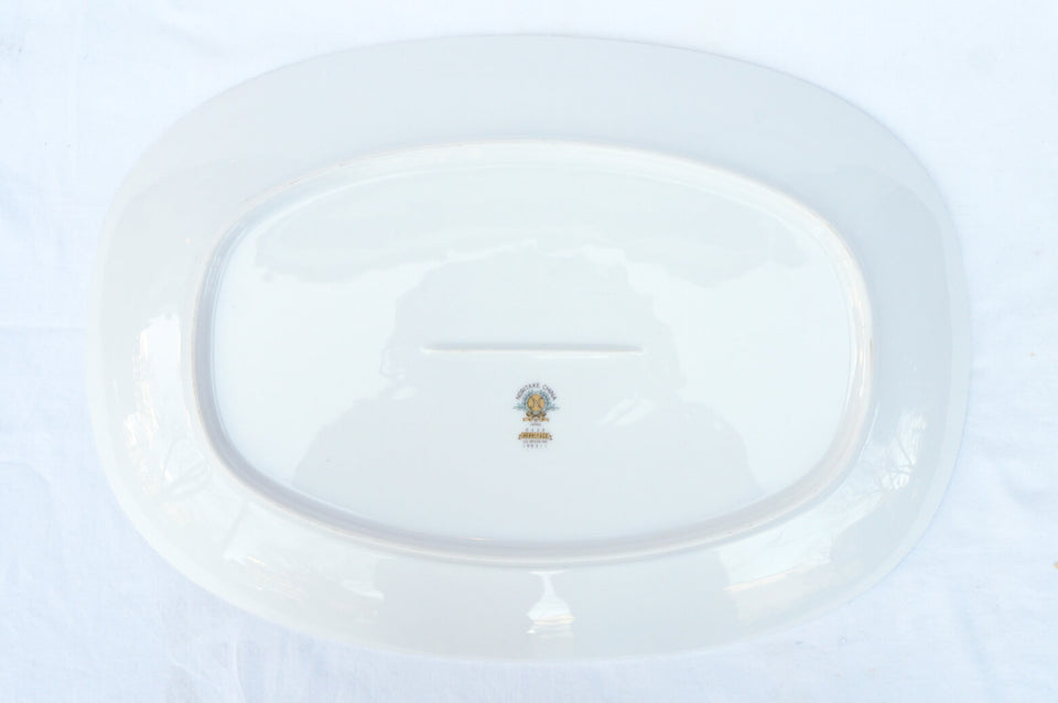 Vintage Noritake Oval Plate Hermitage U.S. Pattern Tableware/ノリタケ オーバル プレート エルミタージュ テーブルウェア レトロ ヴィンテージ食器 Lサイズ