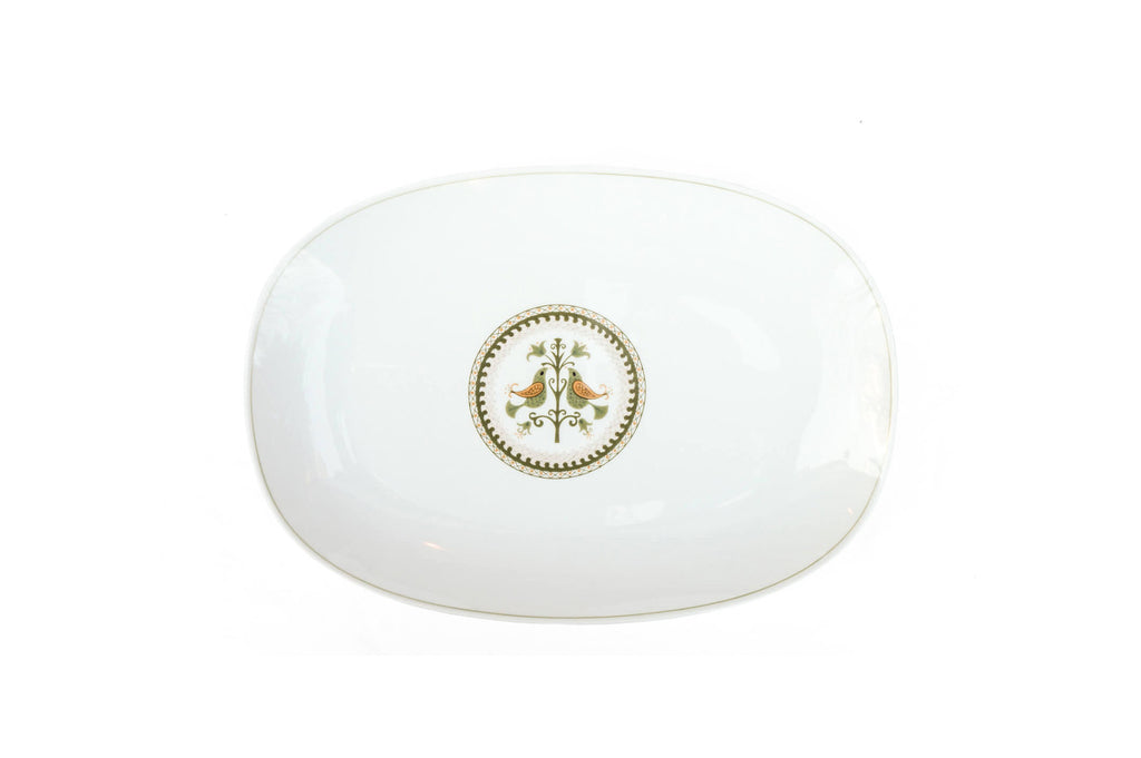 Vintage Noritake Oval Plate Hermitage U.S. Pattern/ノリタケ オーバル プレート エルミタ –  FURUICHI/古一