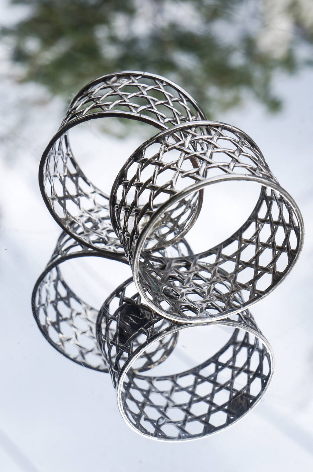 Vintage Sterling Silver Napkin Ring/ヴィンテージ 純銀 ナプキン