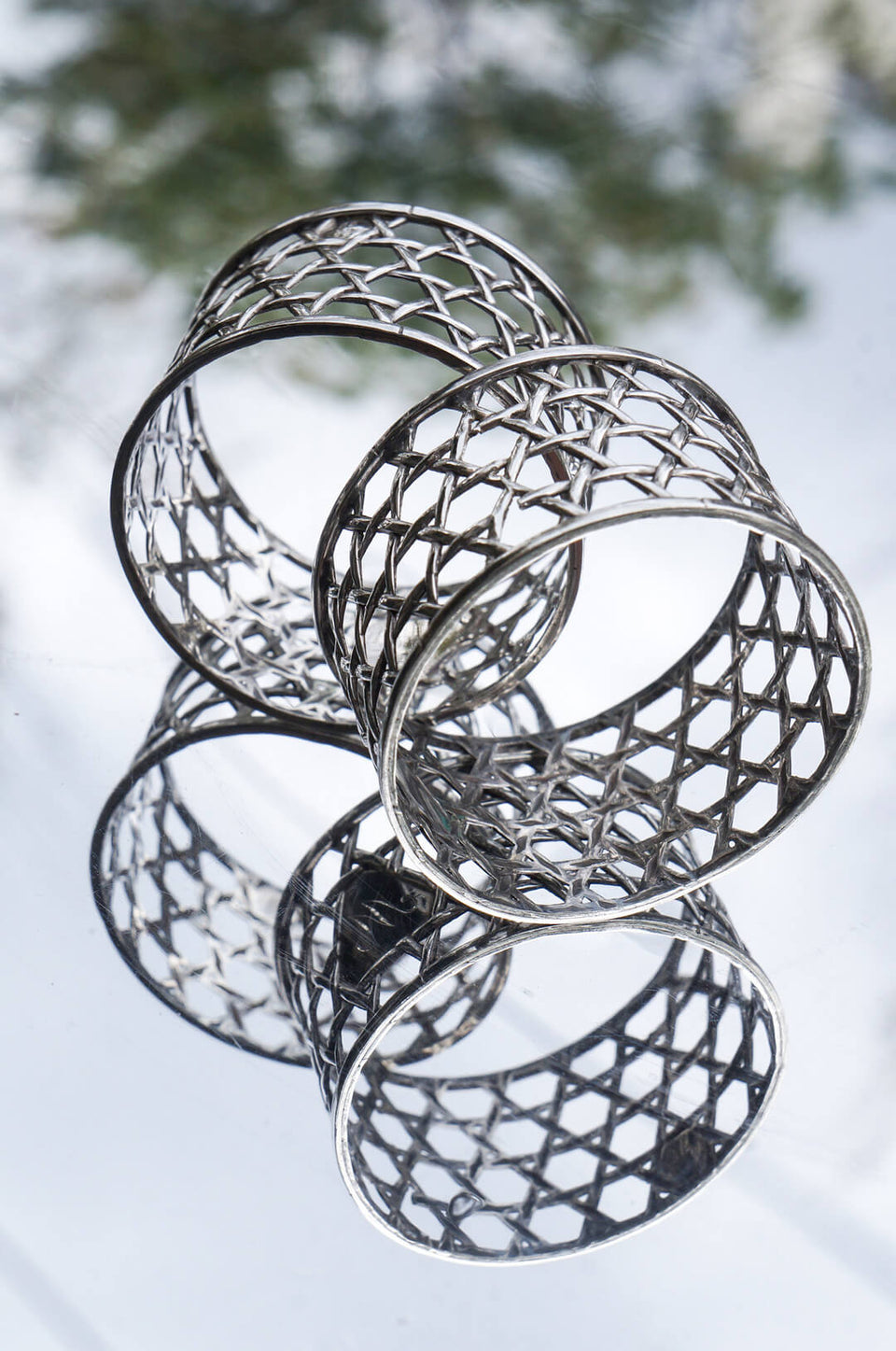 Vintage Sterling Silver Napkin Ring/ヴィンテージ 純銀 ナプキンリング 三越 テーブルウェア シルバーウェア