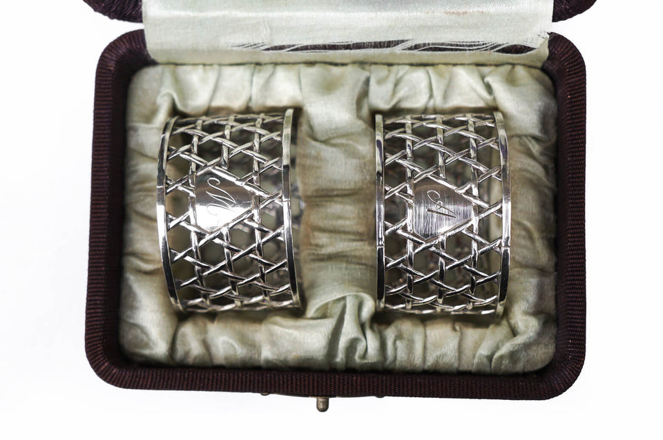 Vintage Sterling Silver Napkin Ring/ヴィンテージ 純銀 ナプキンリング 三越 テーブルウェア シルバーウェア