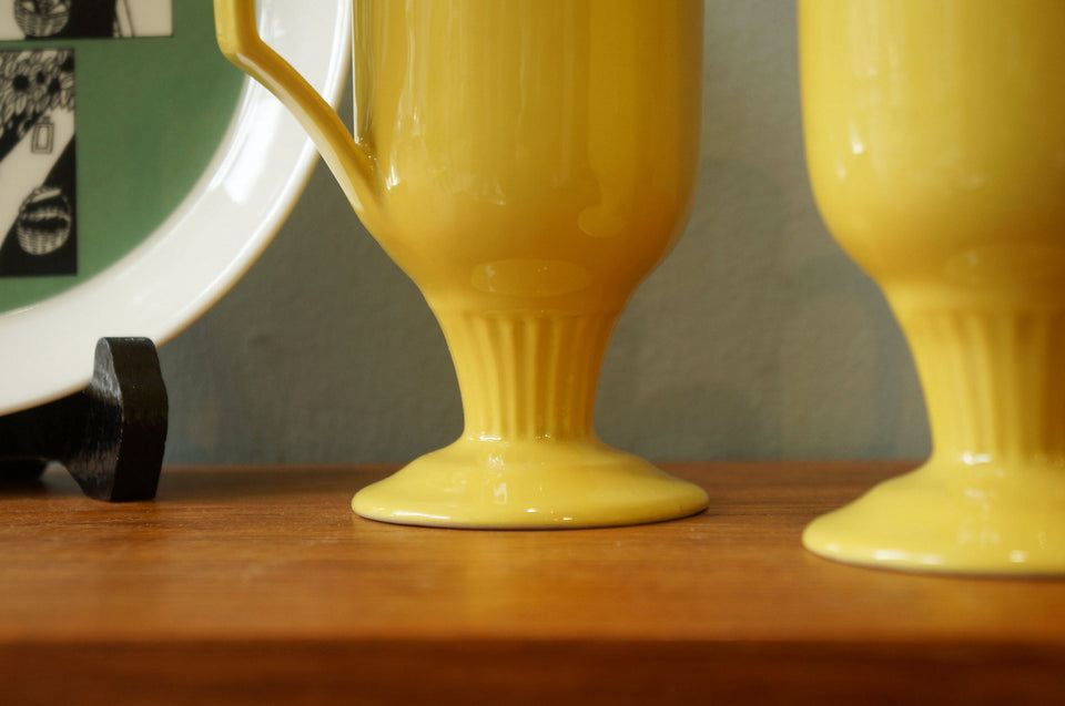 US Vintage Shenango Pedestal Mug Cup/アメリカヴィンテージ シェナンゴ マグカップ 陶器 食器 ミッドセンチュリー レトロ