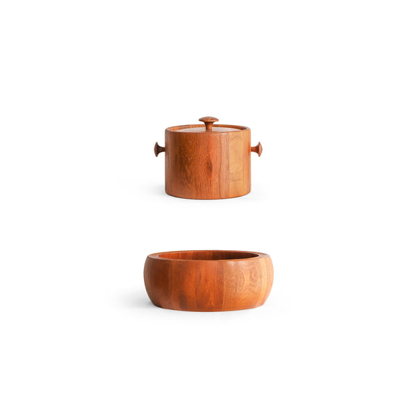 デンマークヴィンテージ ディグスメッド アイスバスケット ボウル チーク材/Danish Vintage DIGSMED Teakwood Ice  Basket Bowl – FURUICHI/古一