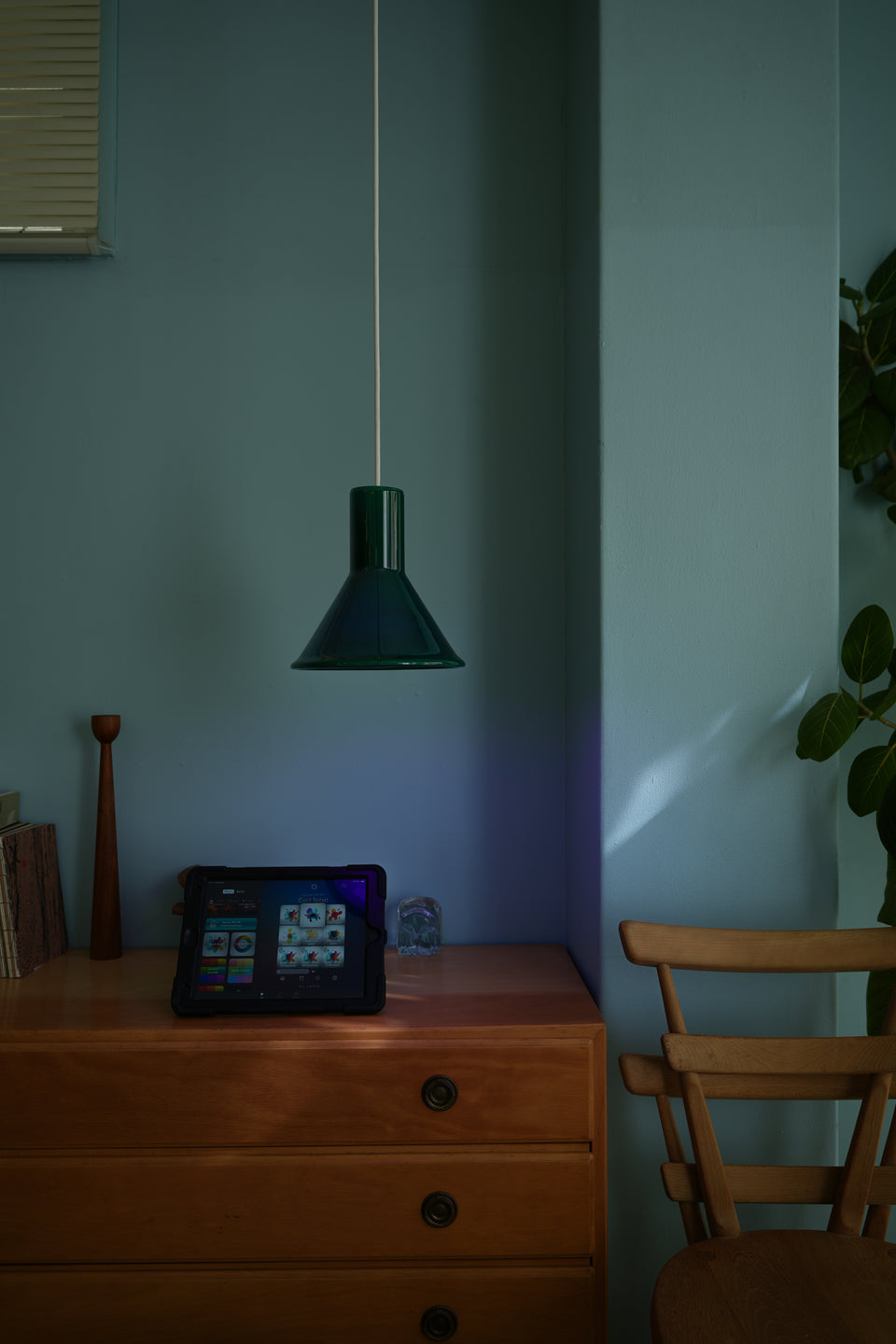 Small Holmegaard P&T Pendant Green Michael Bang/スモール ホルムガード ペンダントライト グリーン 照明 デンマークヴィンテージ