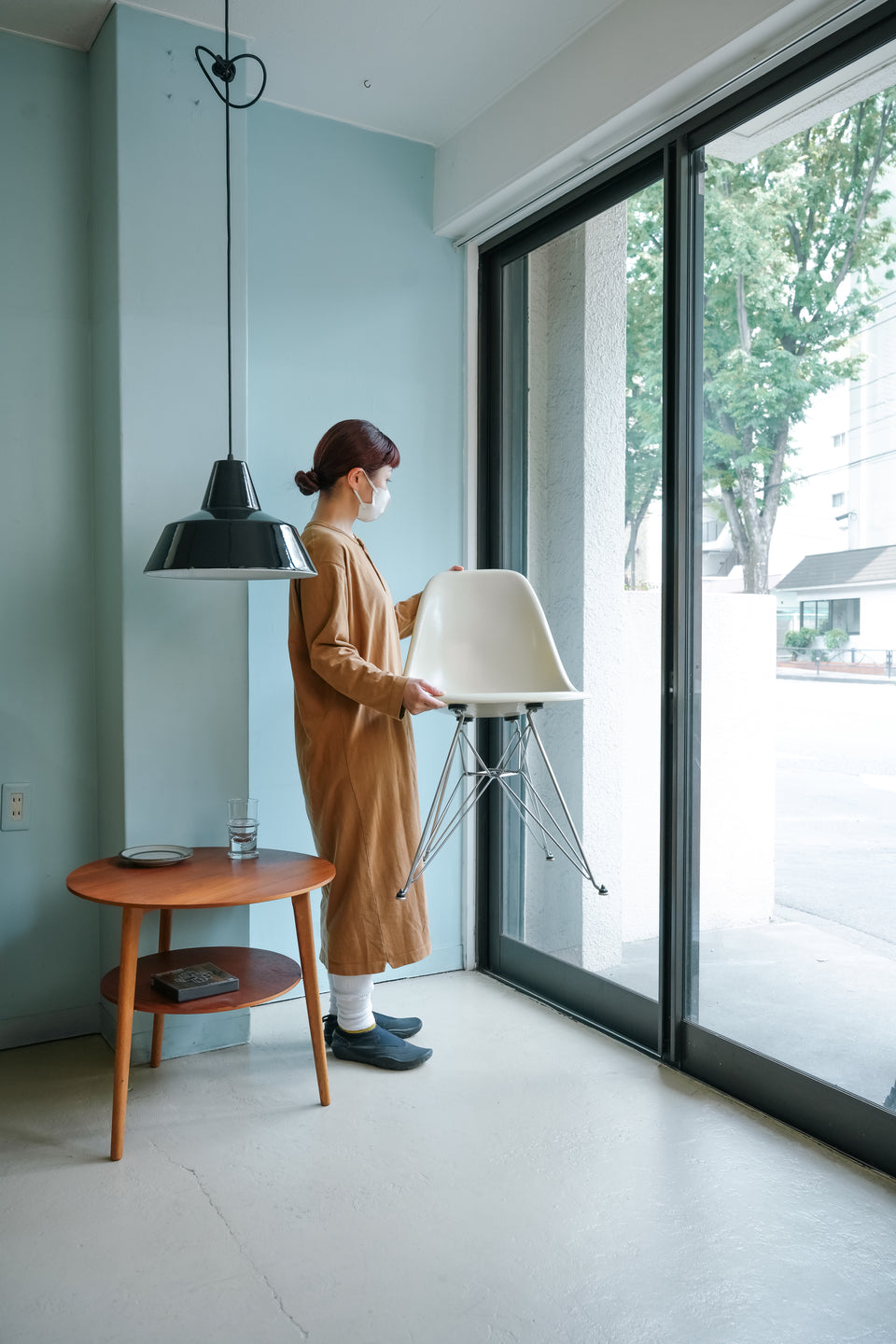 Vintage Herman Miller Side Shell Chair EAMES/ヴィンテージ ハーマンミラー イームズ シェルチェア エッフェルベース