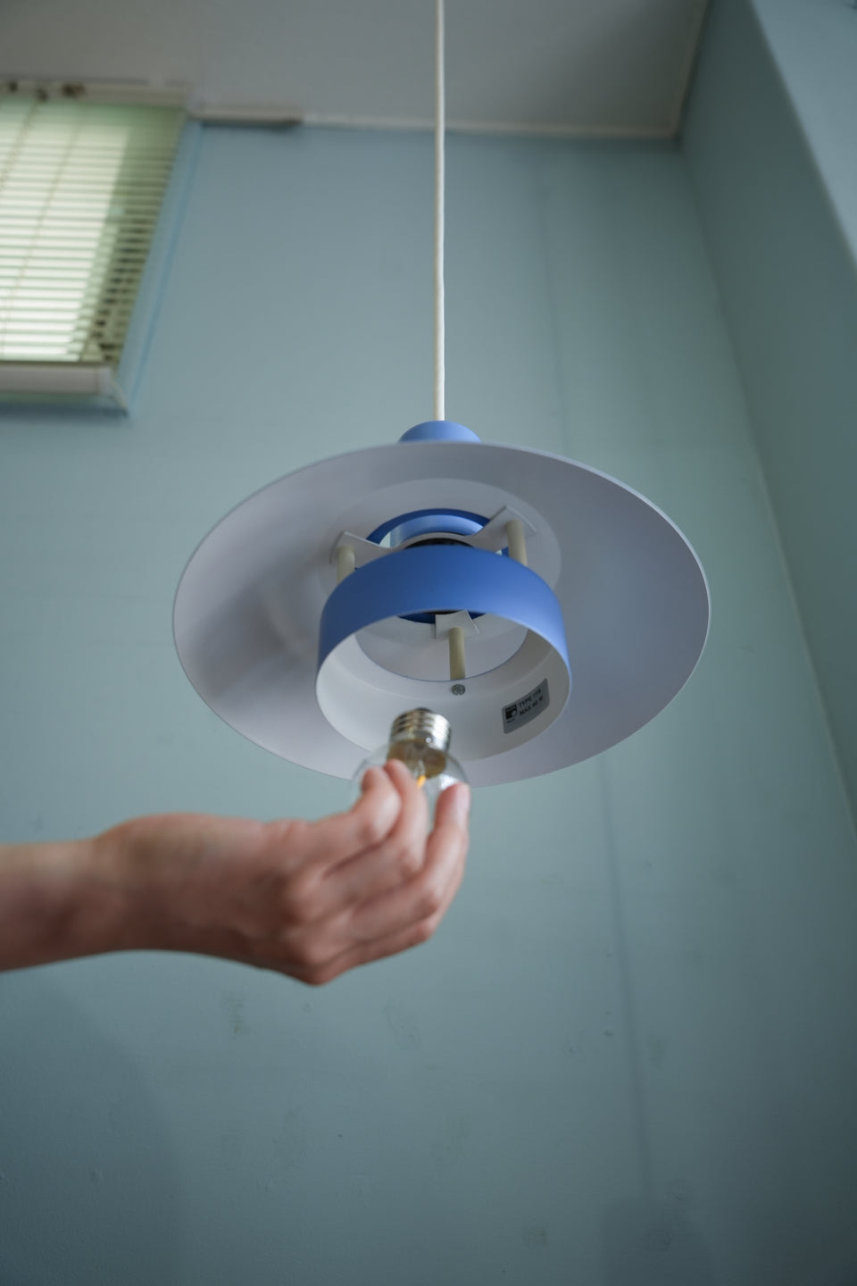 Horn Pendant Light Type775 Blue Danish Vintage/ホーン ペンダントライト ブルー デンマークヴィンテージ 照明 北欧インテリア