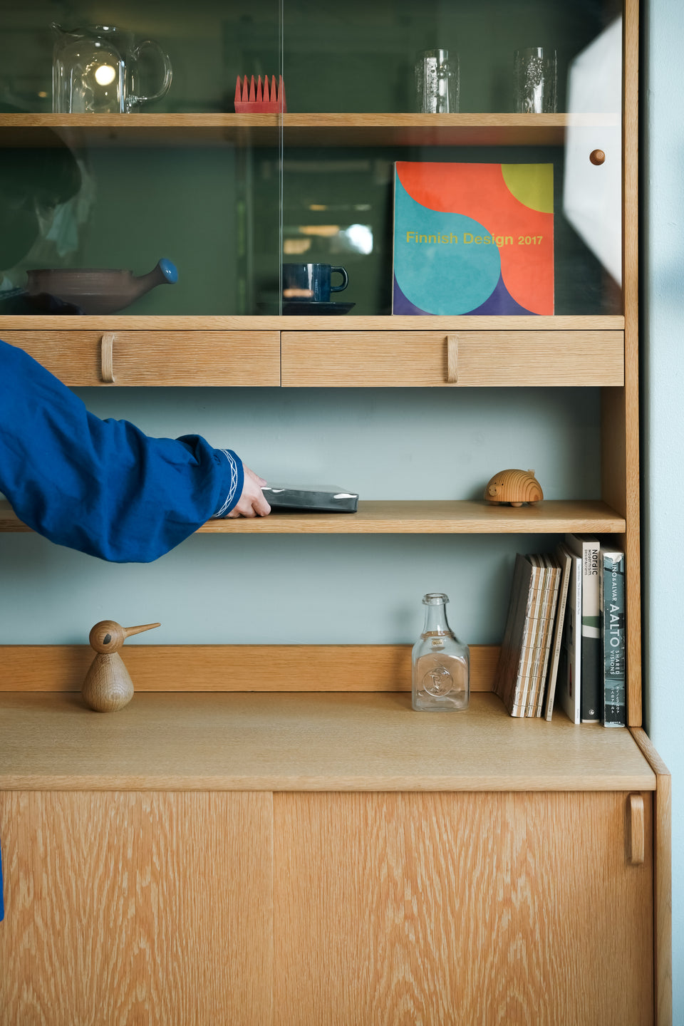 Bodafors Glass Cabinet Shelf Swedish Vintage/スウェーデンヴィンテージ ボダフォース ガラスキャビネット シェルフ 北欧家具