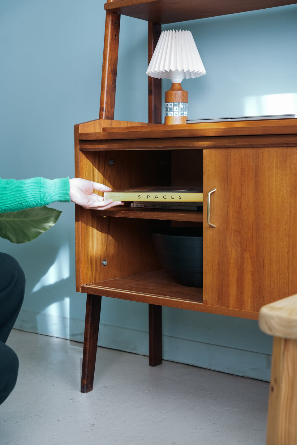 Swedish Vintage Open Shelf Bureau/スウェーデンヴィンテージ オープンシェルフ ビューロー 本棚 北欧家具