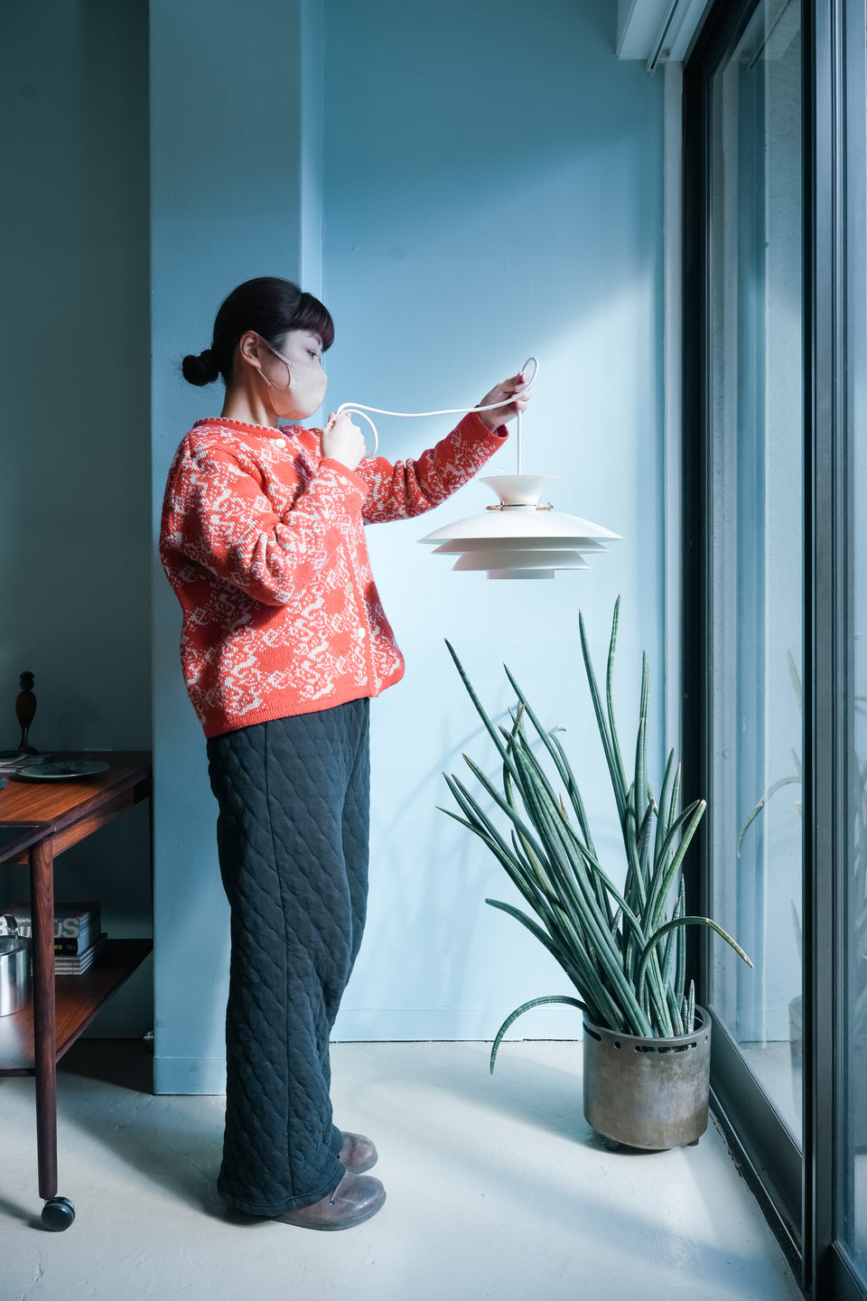 Danish Vintage Multi Shade Pendant Light/デンマークヴィンテージ ペンダントライト 照明 北欧モダン 