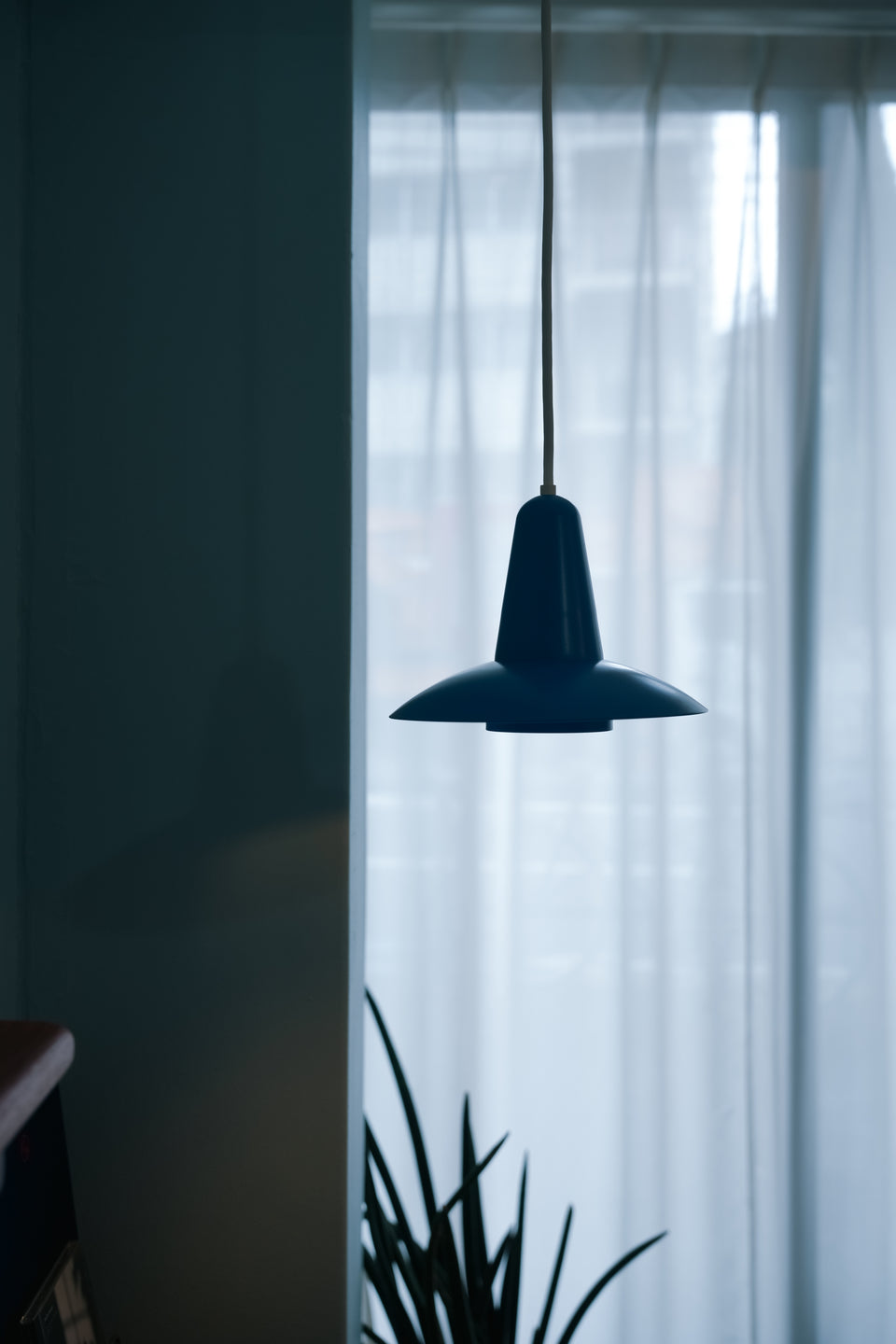 Danish Vintage Small Blue Pendant Light/デンマークヴィンテージ ペンダントライト