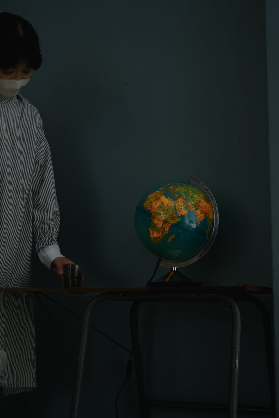 Esselte Combi Globen Globe Lamp/ヴィンテージ 地球儀ランプ デンマーク語