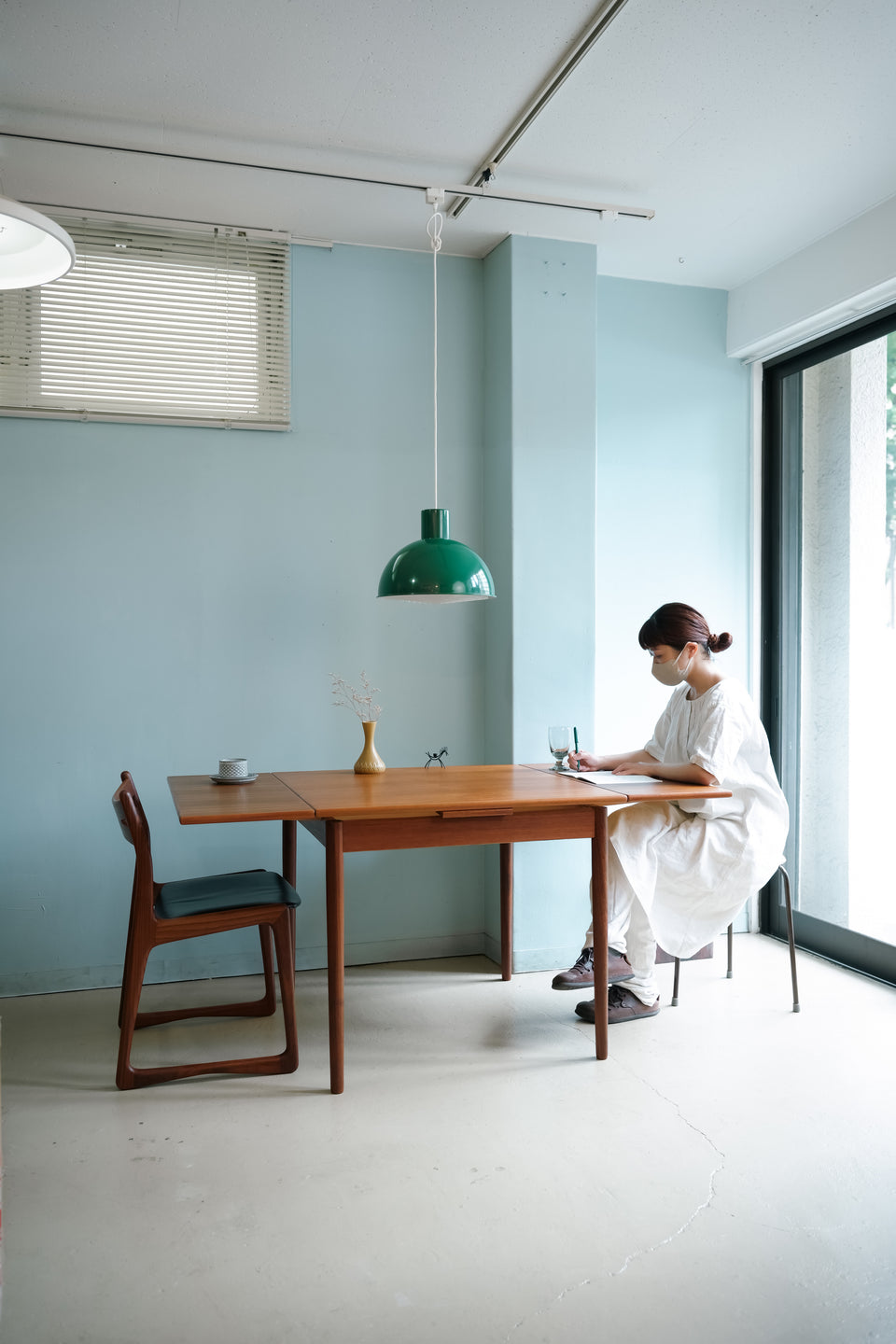 Extension Square Dining Table Teak Danish Vintage/デンマークヴィンテージ エクステンション ダイニングテーブル