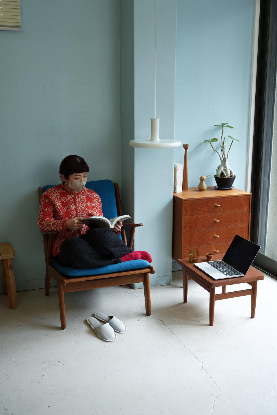 FDB Møbler Poul M. Volther Easy Chair J53/FDBモブラー ポール・M・ヴォルタ イージーチェア 1Pソファ オーク材 北欧家具