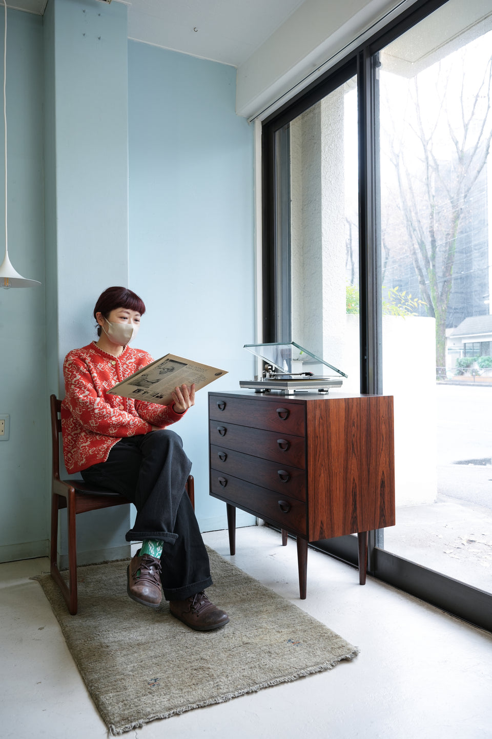 Feldballes Møbelfabrik 4Drawer Chest Kai Kristiansen Rosewood/カイ・クリスチャンセン 4段チェスト ローズウッド デンマークヴィンテージ 北欧家具