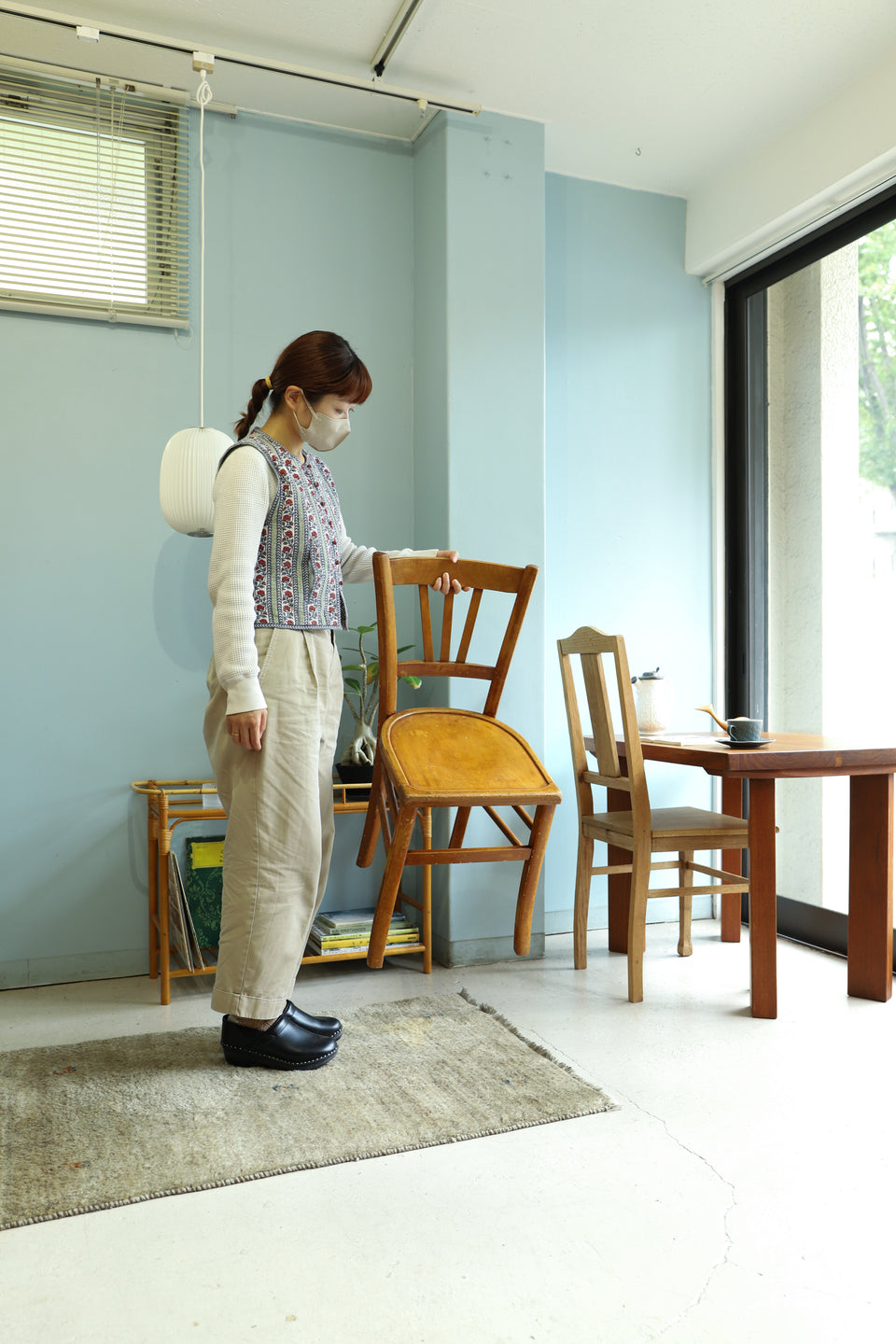 French Antique Wooden Chair/フランスアンティーク ウッドチェア 椅子