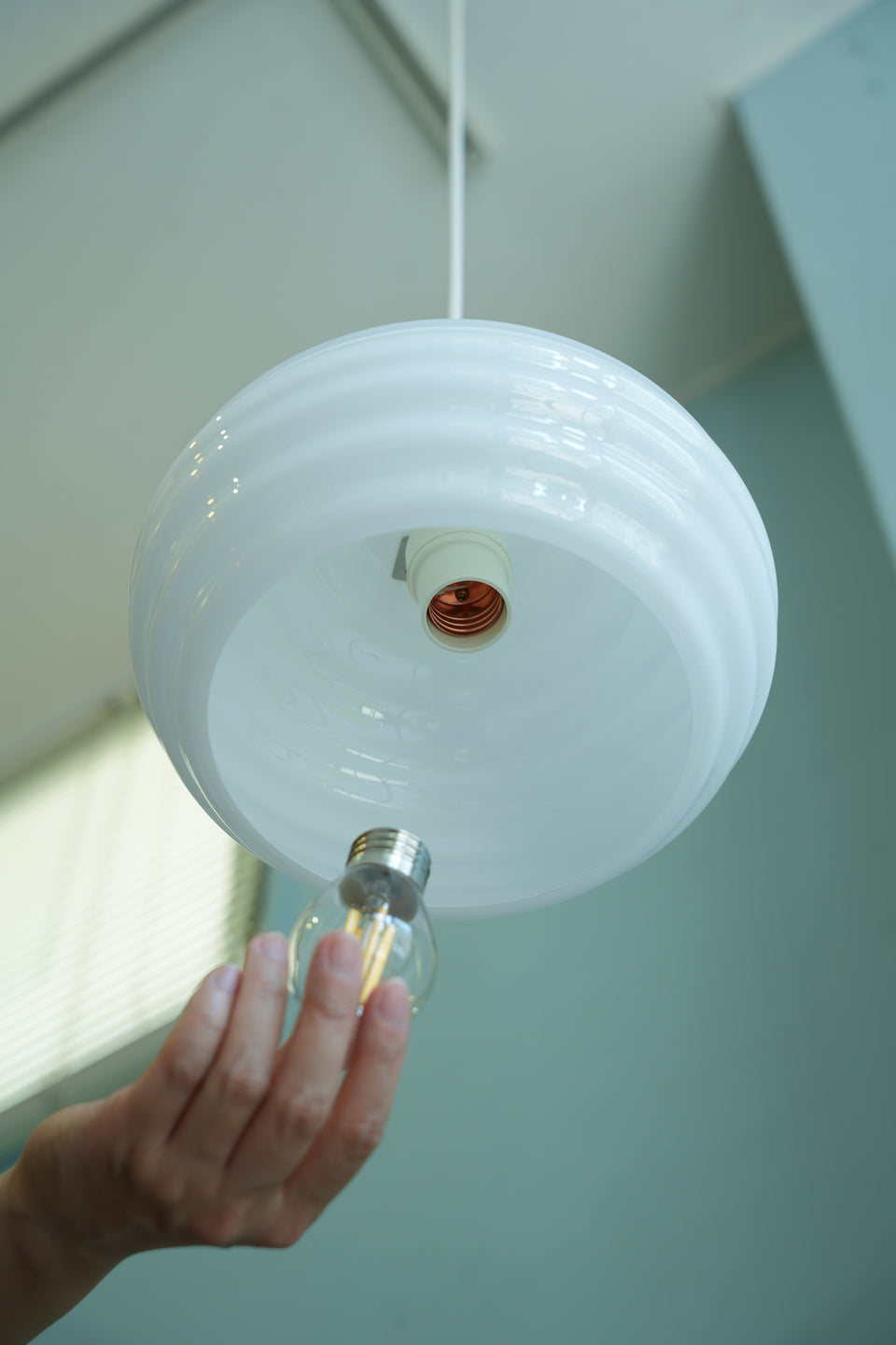 Holmegaard Pendant Light New Wave Verner Panton/ホルムガード ペンダントライト ヴェルナー・パントン ガラス 照明 デンマーク 北欧デザイン